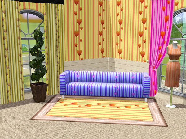 Sims 3 — hearts and stripes by maxi king — 