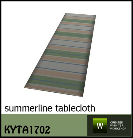 Sims 3 — Summerline tablecloth by Kyta1702 — Mesh by Kyta1702 @ TSR