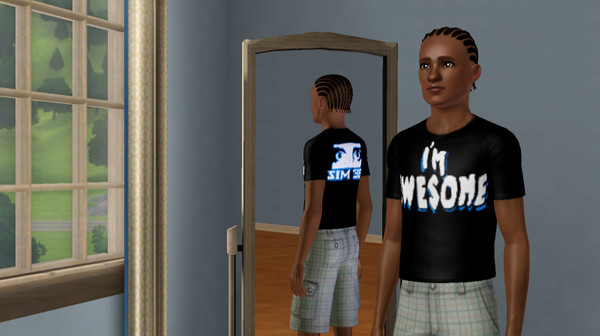 Sims 3 — The Miz Tee by WWEmichael2010 — Look like the Miz with this aWWEsome tee. Suitable for M &amp; F, YA