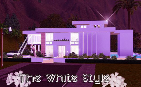 Sims 3 — The White Style *FF* by TSR Archive — Stylish Villa for your simmies:D It has three stories: First floor:
