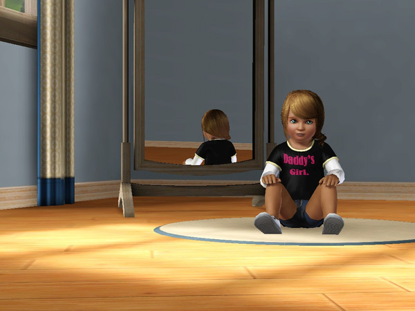 Sims 3 — Daddy's Girl Tee. by Sophiee536 — Fourth Creation, I Hope You Like It. As I Made Mommy's Boy, I Thought I'd Make