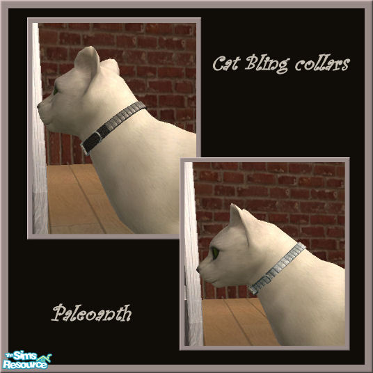The Sims Resource Cat bling collars