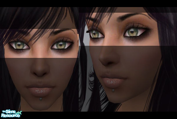 Sims 2 — black Eyeliner by Blackparade — 