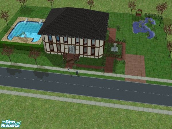 Sims 2 — 30 Lake View Drive by Terry1950 — Three bedroom,four bath family home with space for another bedroom or office