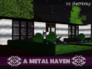 Sims 3 — A Metal Haven by Ohrenberg — Cute little house I made the other day. This house is a full studio--meaning the