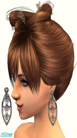 Sims 2 — Earrings 6 - 14 by irene_busy — A beautiful earrings set for your teen, adult or elder sim. Enjoy :) Comment if