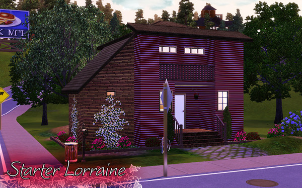 Sims 3 — Starter Lorraine *FF* by TSR Archive — Sweet fully furnished starter home for your simmies:D It has two stories: