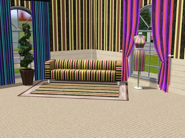 Sims 3 — brown stripe by maxi king — 