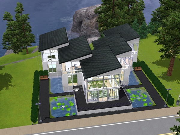 Sims 3 — Maybe Modern by kapiesage — This one BR, one BA home is the epitomy of modern design (I hope). This house