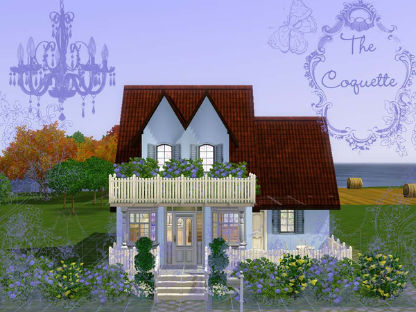 Sims 3 — The Coquette by haymichele — This cozy Victorian cottage is perfect for your single sim or cute couple! Your