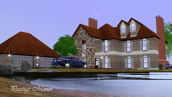 Sims 3 — Prestige Manor by mrsimsfan2 — Prestige Manor:custum content my be found on both Modthesims and ThesimsResource!