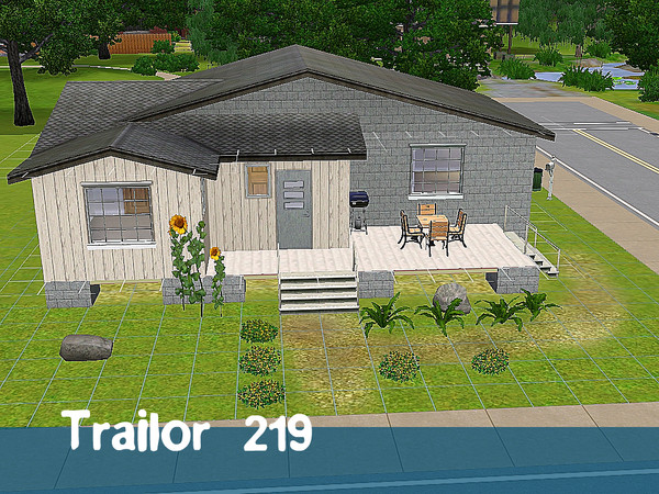 Sims 3 — Trailor 219 by simsdercycle — this is a deluxe family trailor with a nice deck and living area