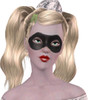 Sims 3 — Harley Quinn (Batman Arkham Asylum Outfit) by MeowMeow111111 — Harley Quinn sort of looks like her I guess.
