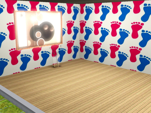 Sims 3 — PinkBlue Footprints by AudreyFlores — 