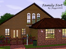 Sims 3 — Family Fort by Jazzy12695 — This cozy little home is armed with all the necessities, it has 2 bedrooms, 1