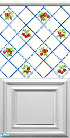 Sims 2 — Cherry Delight Set 2 - Cherry Delight Set 2 Tile Wall 2 by robbyngirl — Set of tile for your kitchen. Enjoy!