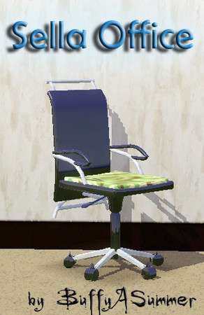 Sims 3 — BuffyASummer_Sella_Office_Chair by BuffSumm — created by BuffyASummer