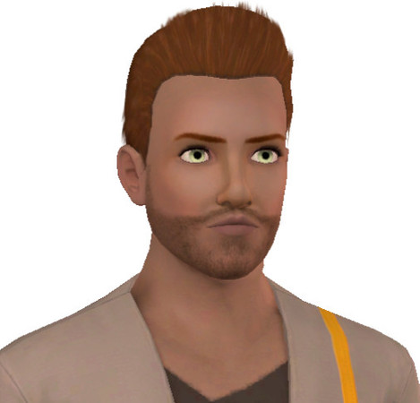 Sims 3 — Beau Braden - young adult by purrsia — Traits are athletic, brave, disciplined, family oriented, and klepto. His