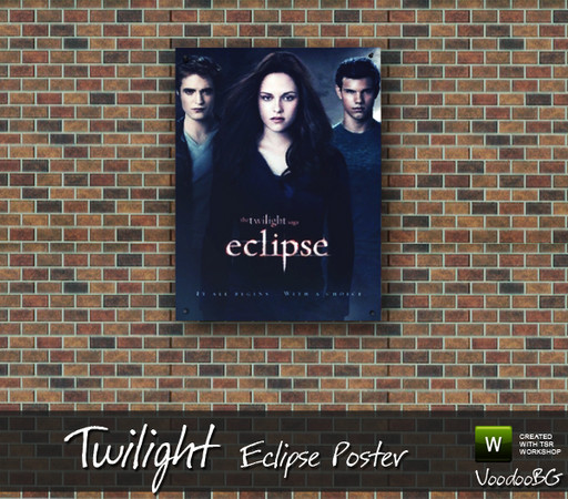 Sims 3 — Twilight Eclipse Poster by VoodooBG — Twilight Eclipse Poster