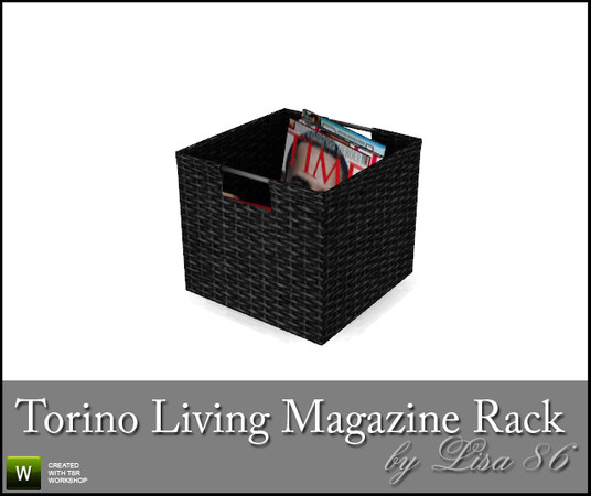 The Sims Resource | Torino Living Magazine Rack