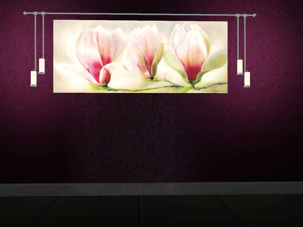 Sims 3 — Walldecoration Home Affaire by CaliDea — Walldecoration Home Affaire Candles with Lightspots.Can be used as a