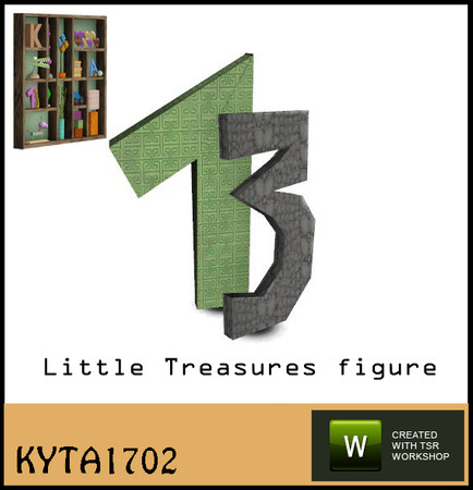 Sims 3 — Little treasures figure by Kyta1702 — to decorate your treasure shelf