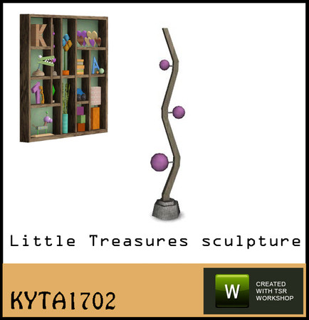 Sims 3 — Little treasures sculpture by Kyta1702 — to decorate your treasure shelf