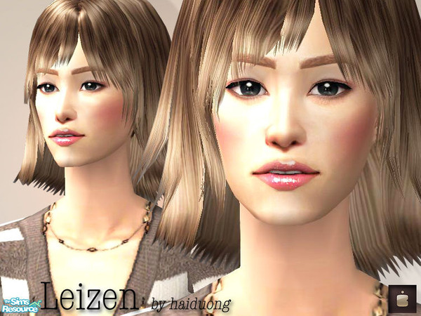 Sims 2 — Leizen by haiduong — A very lovely half-chinese sim. Custom Contents made by me: Skin and Eyes. Base Game