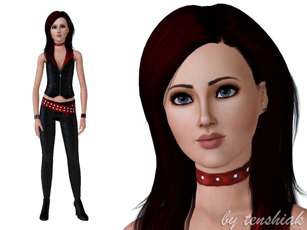 Sims 3 — Susan Moore by tenshiak — <strong>Traits:</strong> Party Animal, Flirty, Virtuoso, Charismatic, Daredevil