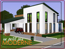 Sims 3 — Un Petit Peu Moderne by gwynmelodee — One part mod, two parts class: this modern three-bedroom home includes an