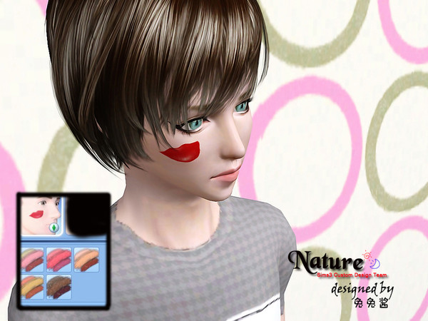 Sims 3 — bigmouthblush-juzhitu by juzhitu — 