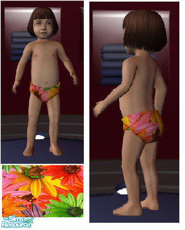Sims 2 — Flower Girl Undies by MarieSalova — perfect for those special little girls...