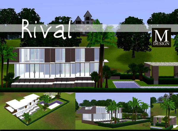 Sims 3 — 'Rival' - Modern home by moieem — by moieem