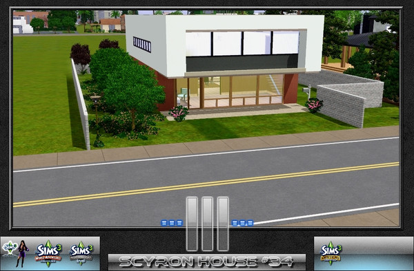 Sims 3 — Scyron House #34 by _Sanel_ — Made by Sanel Krupic(Scyron Projects 2009-2010) Present you house with - 1 pool,1