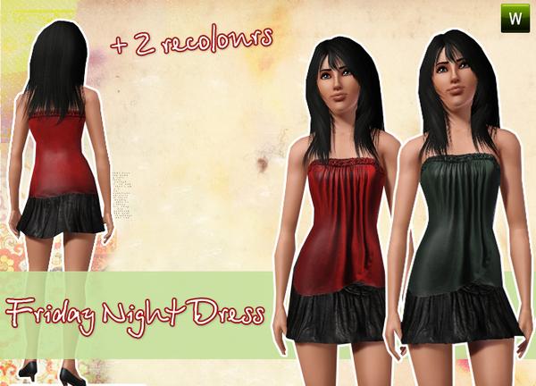 The Sims Resource - Friday Night Dress