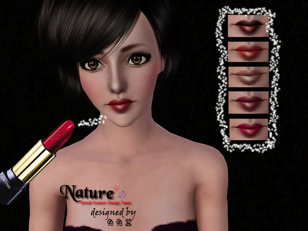 Sims 3 — Lancome Fire burnng lipstick-juzhitu by juzhitu — I hope you will like this colorful lipstick.