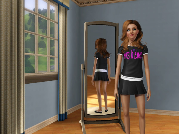 Sims 3 — Mrs Bieber Tee. by Sophiee536 — Teens Nowaday Are Dreaming About The Whole Mrs Bieber Deal(: I Know There Are So