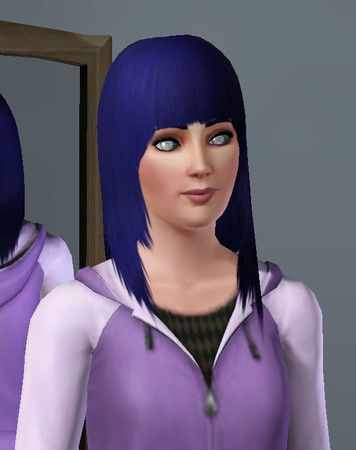 Sims 3 — Hinata Hyuga by kikomachi — Hyuaga Clan - 16yr old Hinata from Naruto Shippuuden in a yound adult body Everyday