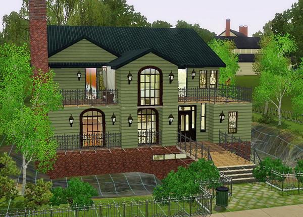 Sims 3 — Willow Ridge by Greda — 4 Bedrooms, 3 Bath. Downstairs Laundrey Room and Office! Perfect for a Busy Family!