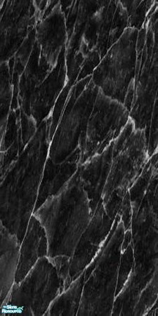 Sims 2 — Black Marble Wall by corylangreck — A wall with a black marble pattern, part of my "Opposites Attract"