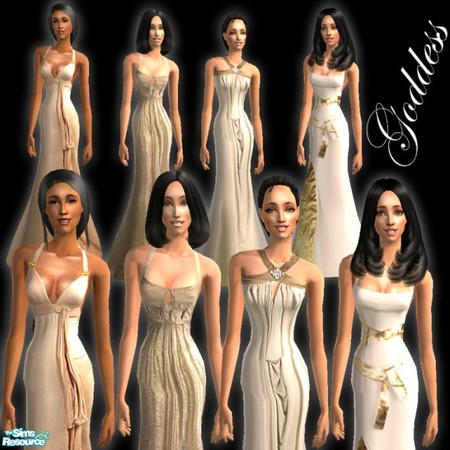 Sims 2 — By The Goddesses by nikisatez05 — Formalwear for the truly holy.