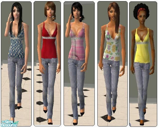 Sims 2 — Sweet April by Pinelle — Spring is here - enjoy it fully with this fresh, sweet set. Don't forget to download