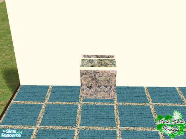 Sims 2 — Blue Granite Kitchen - Trash Compactor by Irish Pride — The Blue Granite Trash Compactor is a basic compactor