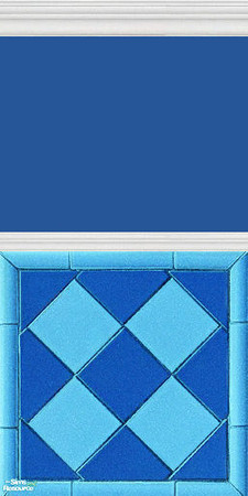 Sims 2 — Maxis Forgotten Tile Set 6 - Maxis Forgotten Walls Ttt Blueberry1 by robbyngirl — Always love the tile floors