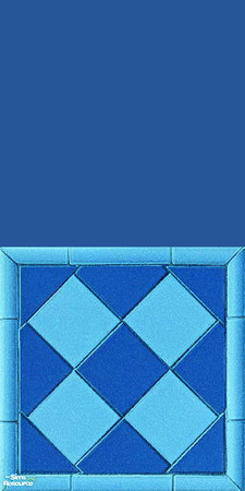 Sims 2 — Maxis Forgotten Tile Set 6 - Maxis Forgotten Walls Ttt Blueberry3 by robbyngirl — Always love the tile floors