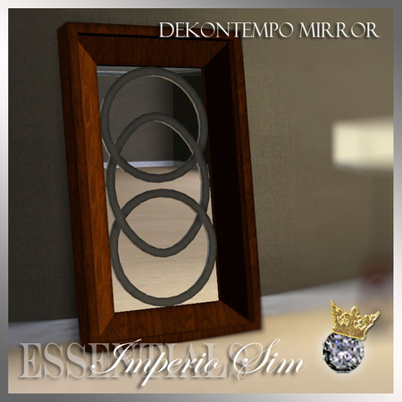 Sims 3 — 3DL Imperio Sim Dekontempo Floor Mirror by eddielle — 3DL Imperio Sim Dekontempo Floor Mirror