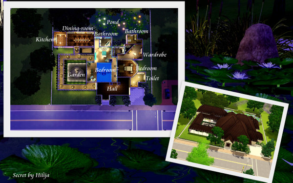 Sims 3 — Secret house by hilija — Perfect place for anyone. :) Enjoy! Expansion packs needed: WA, Ambitions, High-End