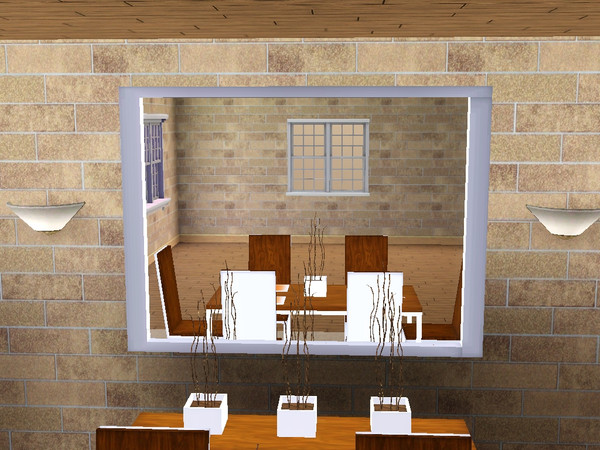 Sims 3 — Large and Rectangular Mirror by lilliebou — Hi :) This mirror costs 125 Simoleons and is two tiles large.
