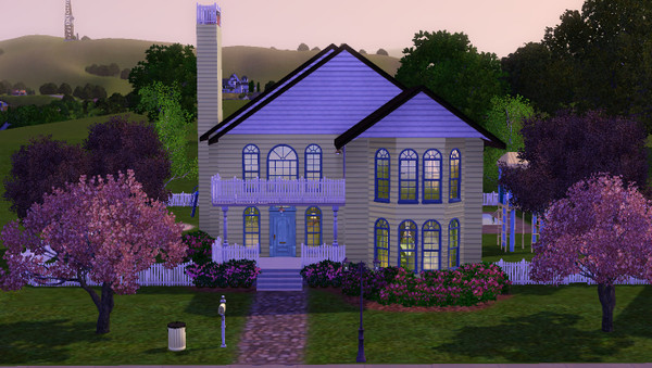 Sims 3 — Lemon Creme' Victorian by OkieOK01 — 30x40 Lot; 4 BR, 3 1/2 BA; +Office, Playroom, Formal Dining; Pool + Play