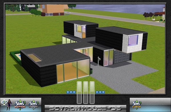 Sims 3 — Scyron House #36 by _Sanel_ — Made by Sanel Krupic(Scyron Projects 2009-2010) Presents you house with:1